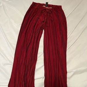 Large legs.  Bell bottoms